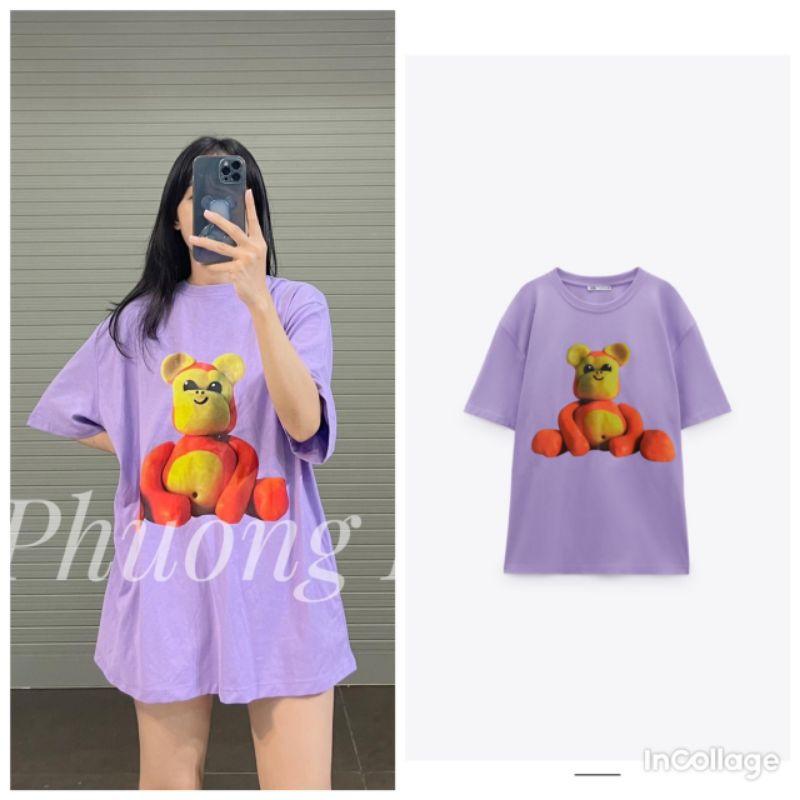 Áo phông gấu Zara Authentic