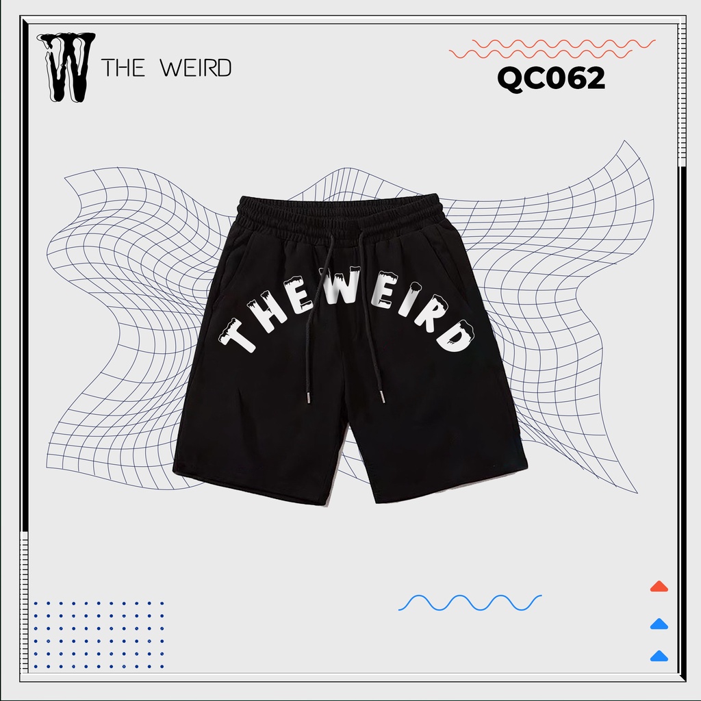 LOCAL BRAND Quần đùi The Weird Form Unisex Oversize QC062