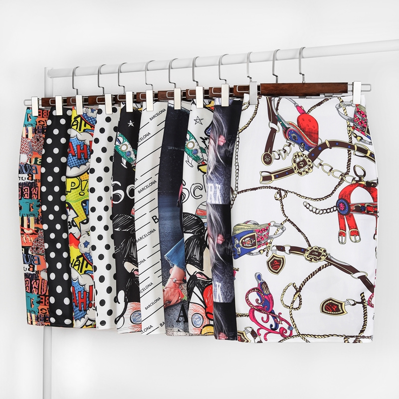 [Mã FAGREEN55 giảm 10% tối đa 30K đơn 99K] Chân Váy Ôm Xẻ Tà Họa Tiết Chấm Bi Thời Trang Công Sở Cho Nữ