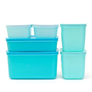 Set 6 hộp trữ đông Dẻo, hộp bảo quản thực phẩm nhựa nguyên sinh