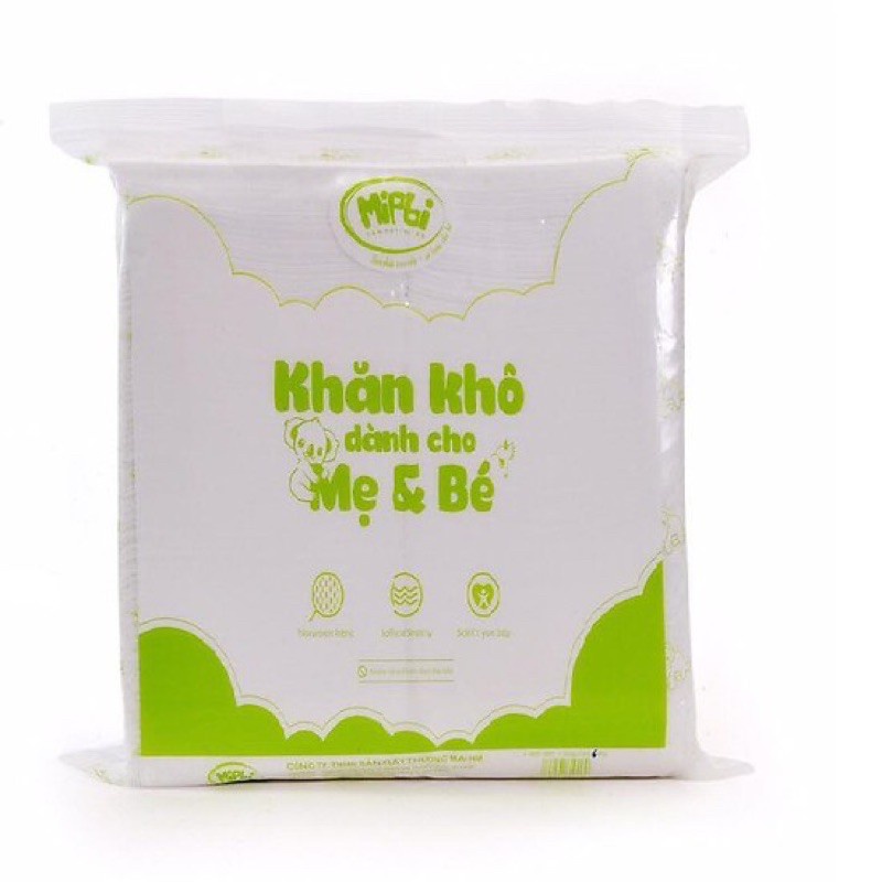 Khăn giấy khô đa năng Mipbi (600g/Gói) cho mẹ và bé K46