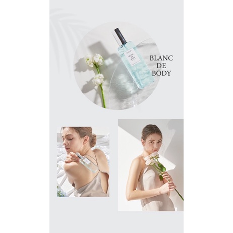 Nước hoa xịt thơm toàn thân W.DRESSROOM Blanc De Body Scent Layering Body Mist 100ml
