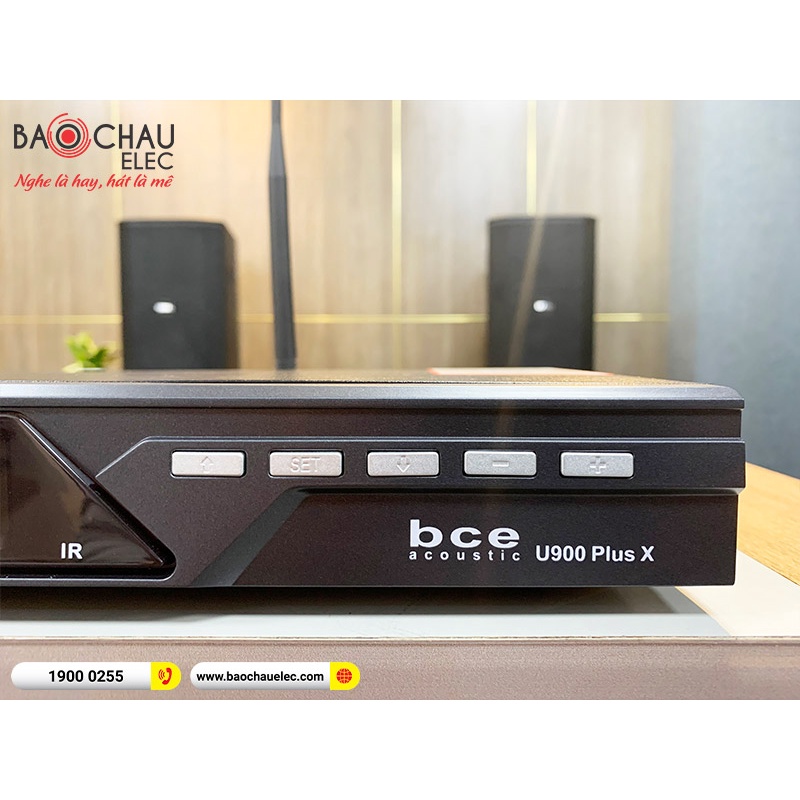 [CHÍNH HÃNG] Micro Karaoke Không Dây BCE U900 Plus X | Hát Karaoke Hay, Chống Hú - 2 tay micro không dây + 1 đầu thu