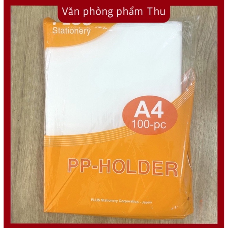 Bìa lá nhựa A4 Plus ( xấp 100 cái )