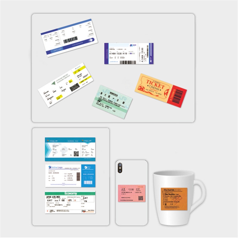 55Pcs/Set ❉ Airlines Flight Series 02 - Airline Company Tickets Air Boarding Pass Tickets Stickers ❉DIY Fashion Mixed Waterproof Doodle Decals Stickers