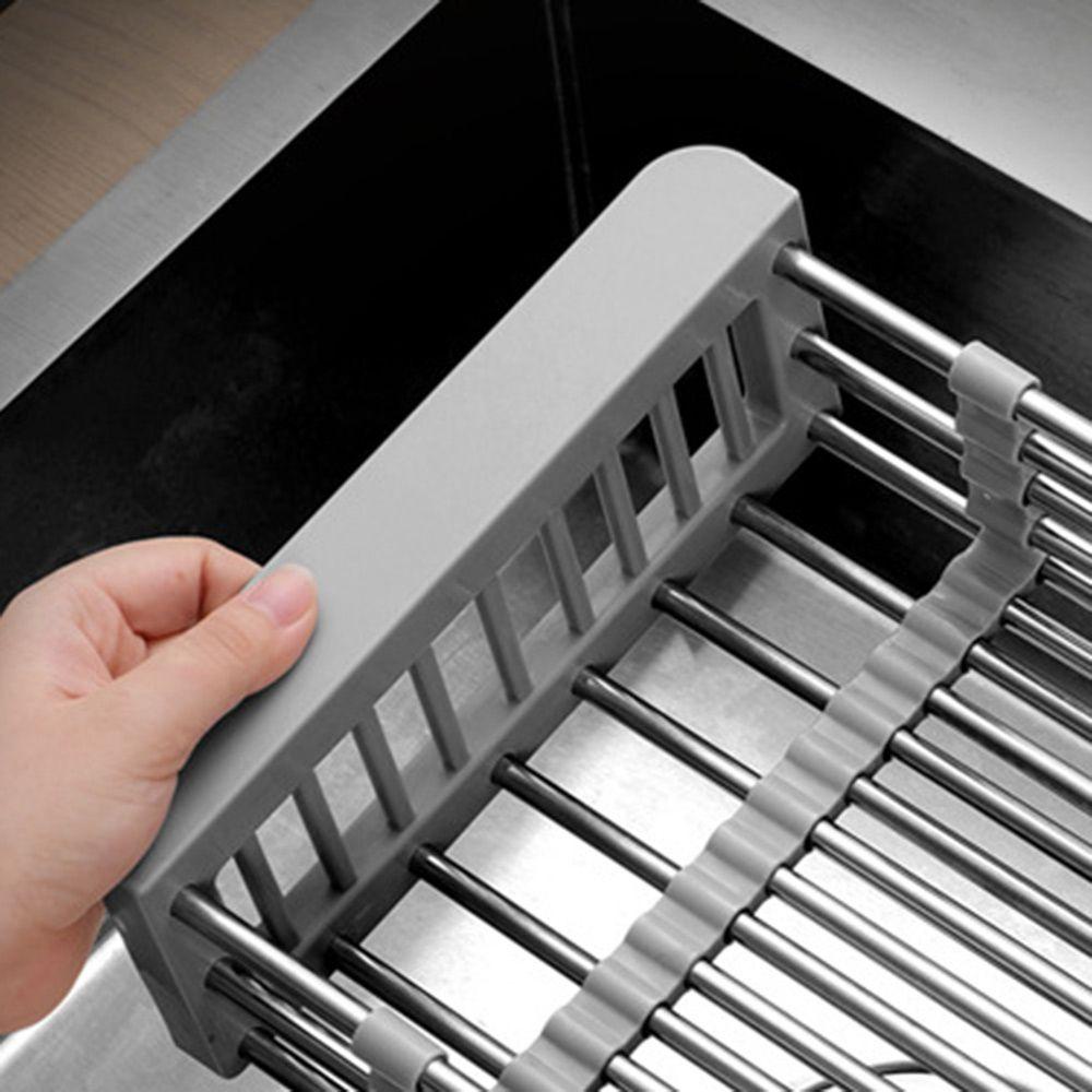 JANE Giá Inox Đựng Rau Củ Quả Để Bồn Rửa Chén Tiện Dụng