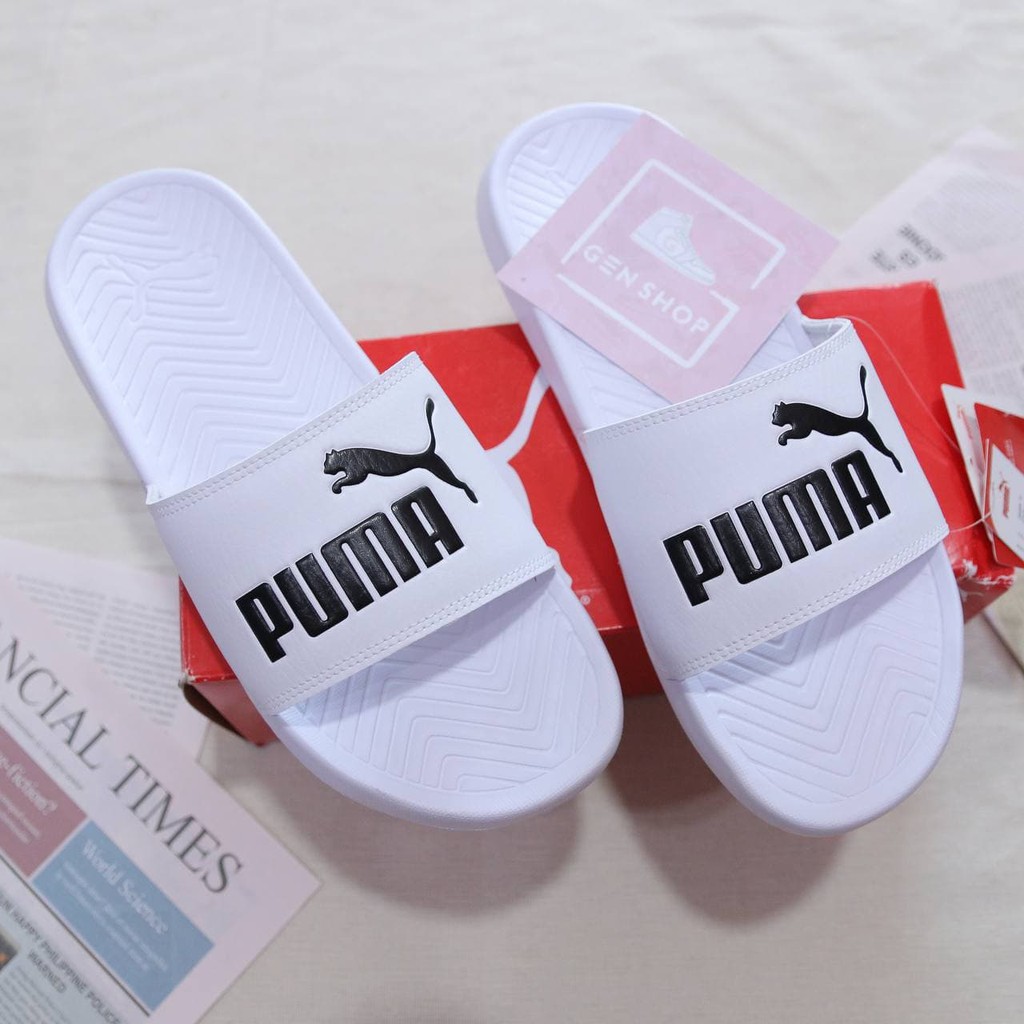 Dép Puma - Màu Trắng - 36026512 - CHÍNH HÃNG