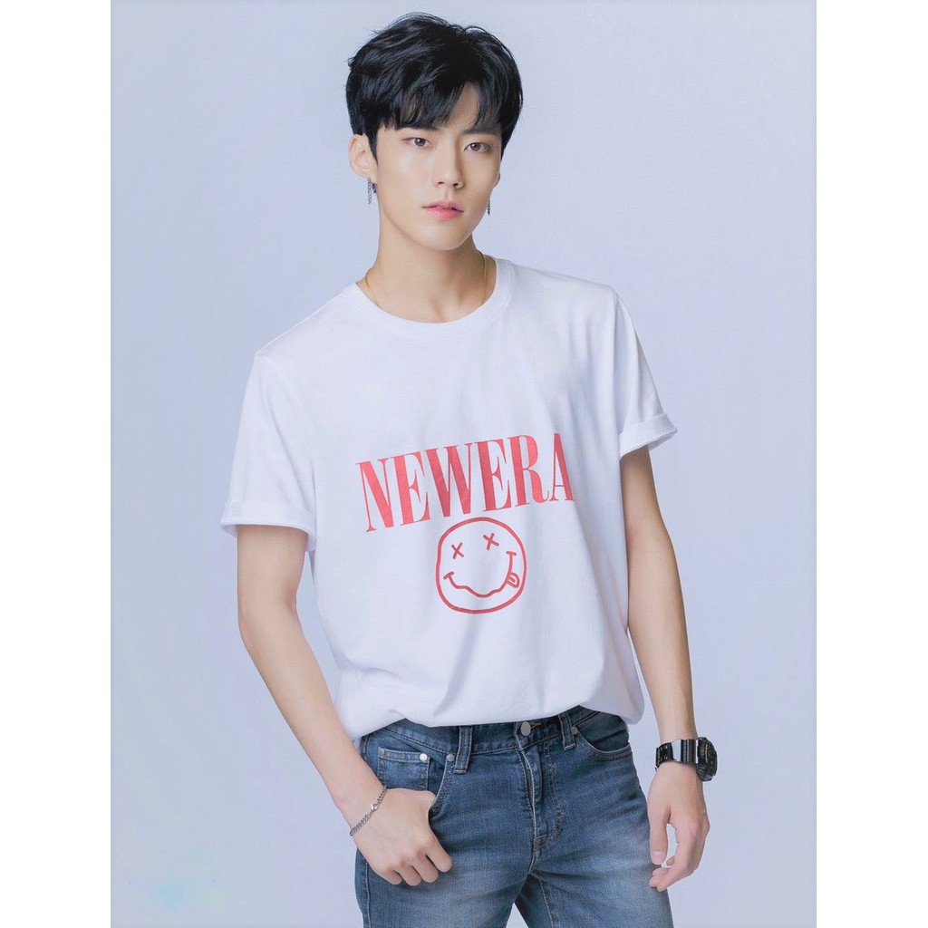 Áo Thun Unisex New Era Mặt Cười Chính Hãng 100% - GU Shop