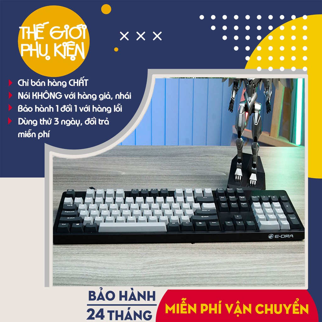 [Hàng Chính Hãng] Bàn phím cơ gaming Edra EK3104 PRO GATERON, Bàn phím cơ game Edra EK3104 PRO GATERON - BH 24 tháng