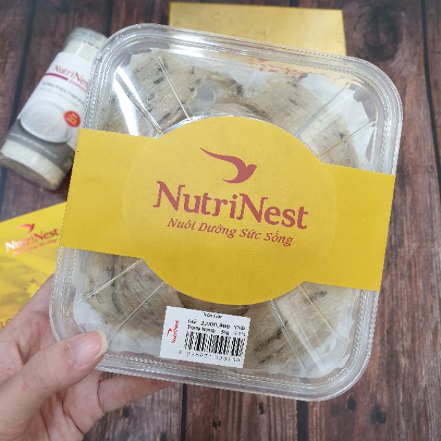 Tổ Yến Sào Góc Thô Còn Lông - NUTRINEST - 50g