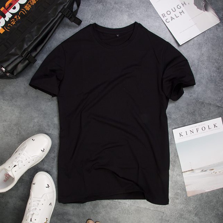 Áo Thun Nam Trắng Trơn 2STOREGLE Chất Mịn Thoáng Mát Không Xù Lông Không Bai Gião