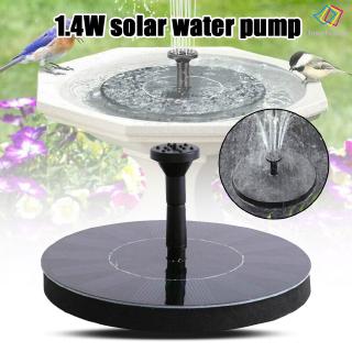 FCD☆ Birds Bath Fountain Solar Powered Water Pump Floating Outdoor Pond Garden Patio Pool