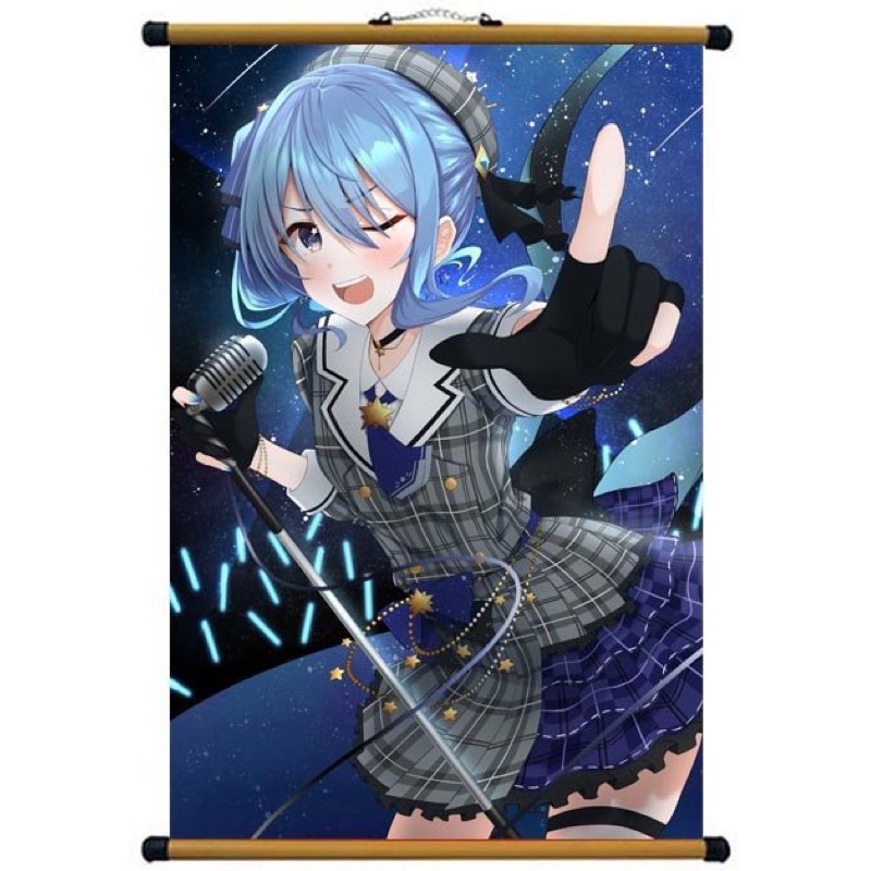 ảnh poster treo tường Hoshimachi Suisei -Hololive/ tranh treo tường vtuber Hoshimachi Suisei -Hololive