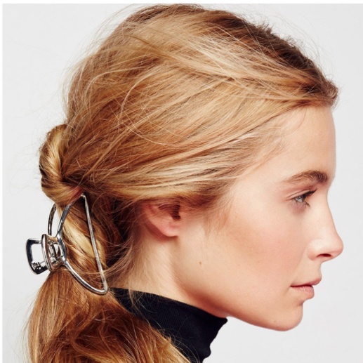 [4 mẫu]Kẹp Tóc Nữ Hottrend Cặp Càng Cua Kim Loại Sang Chảnh Xinh Xắn KT21D