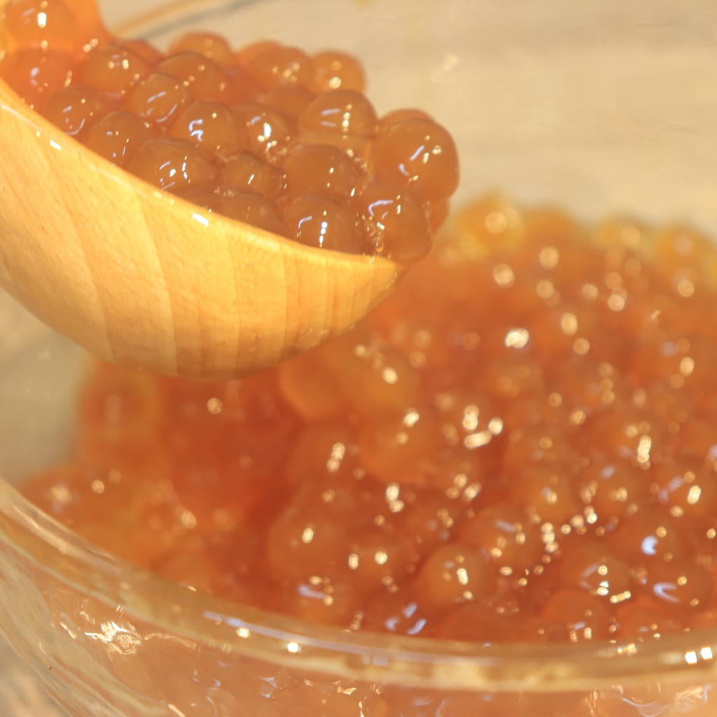 TRÂN CHÂU HOÀNG KIM Nguyên Liệu Làm Trà Sữa Trân Châu Đường Đen 1Kg