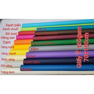 Giấy mỹ thuật A0 165gsm l 70x100cm( dưới 5 tờ sẽ cắt đôi khi đóng gói)