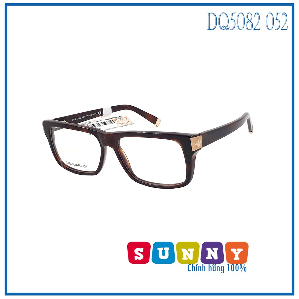 Gọng kính cận DSquared2 DQ5082 - bảo hành vĩnh viễn, sp chính hãng 100%, thiết kế dễ đeo bảo vệ mắt