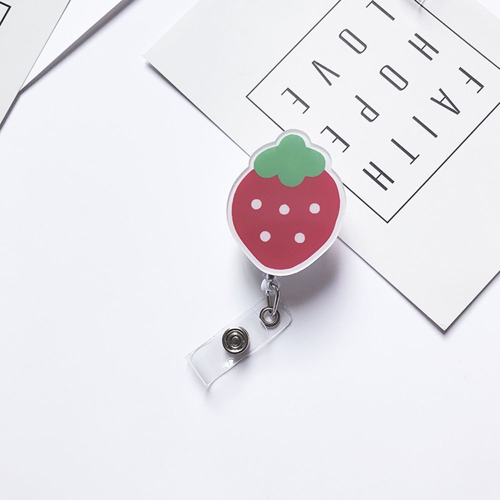 Kẹp thẻ tên/bảng tên bằng acrylic màu kẹo thiết kế hoạt hình dễ thương đa dụng cho y tá/bác sĩ/trường học