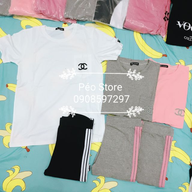 (CÓ ẢNH THẬT)Set bộ thể thao Logo New Hotttttttttt | BigBuy360 - bigbuy360.vn