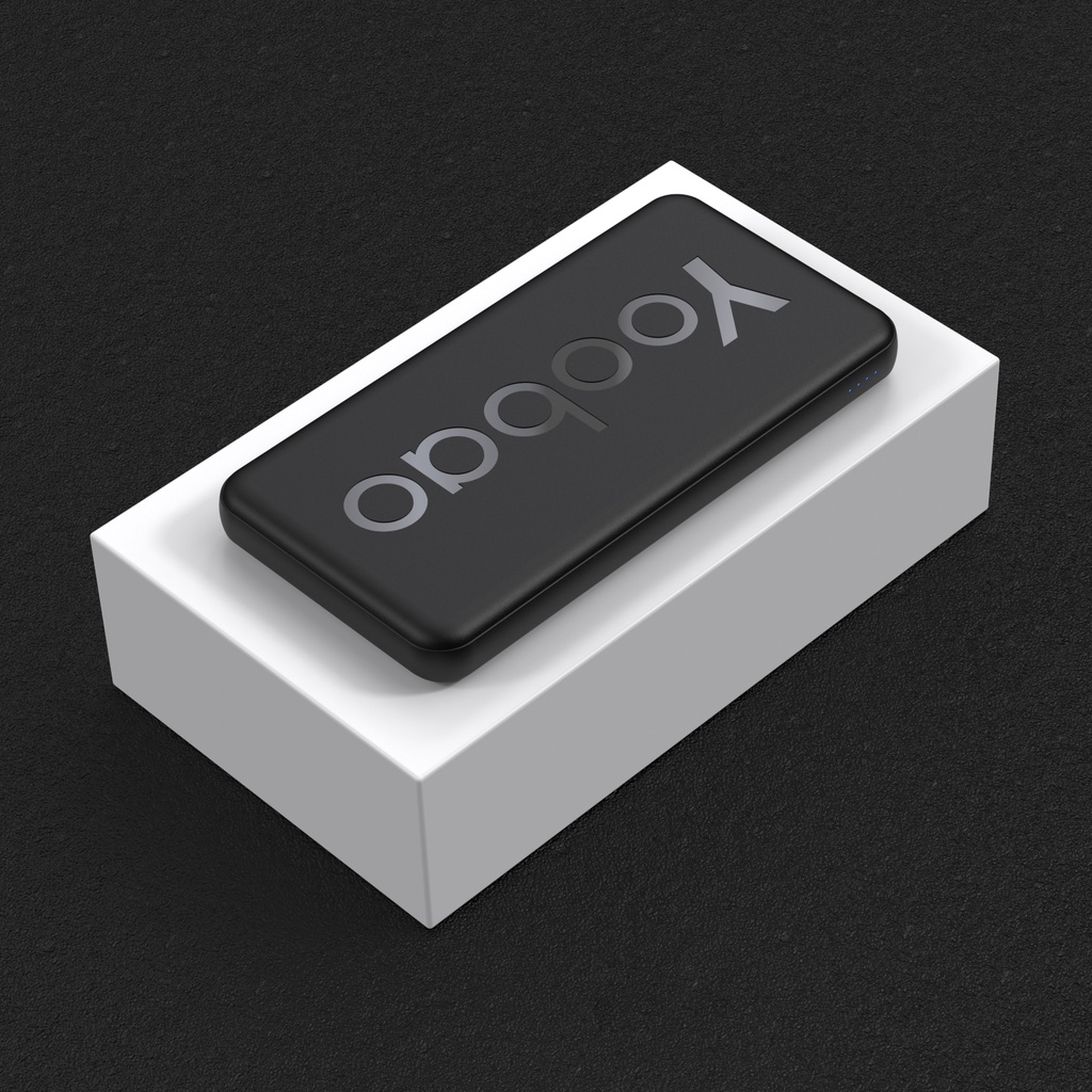 Sạc dự phòng 10000mAh Yoobao P10T Sạc nhanh 2.1A Thiết kế hiện đại, siêu mỏng, siêu nhẹ.