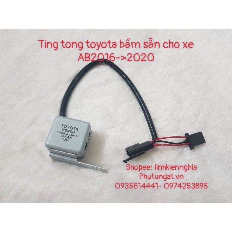 Lắp đặt ting tong toyota cho xe AB2020