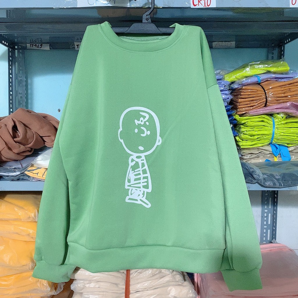 ‼️[VIDEO THẬT Áo Nỉ Bông Tay Dài Form Rộng Unisex - TM05 | BigBuy360 - bigbuy360.vn