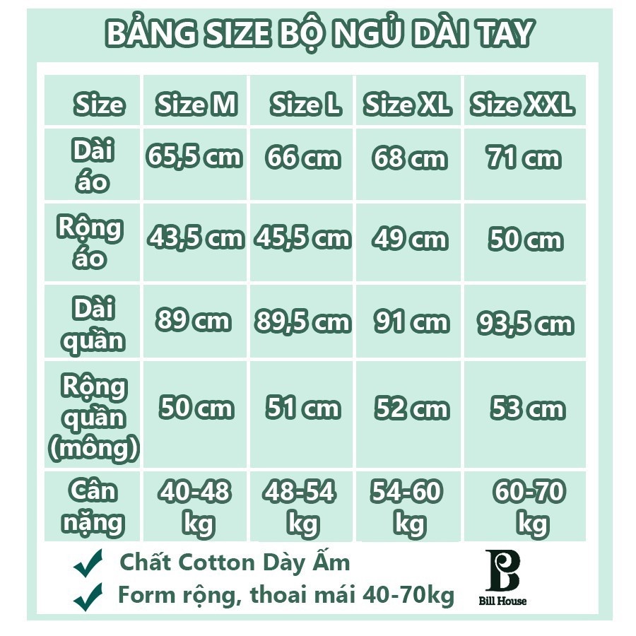 Đồ Bộ Nữ Pijama Tay Dài Quần Dài Cao Cấp Cực Xinh TD09 | BigBuy360 - bigbuy360.vn