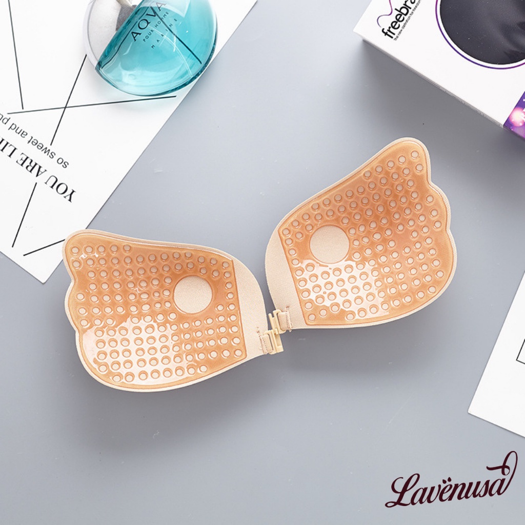 Miếng dán ngực silicon cánh tiên siêu dính cài trước nâng ngực LAVENUSA AL52