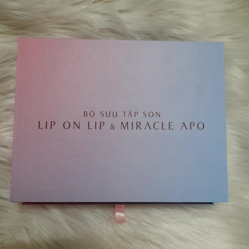 Bộ sưu tập son 42 màu Lip On Lip và Miracle Apo | BigBuy360 - bigbuy360.vn