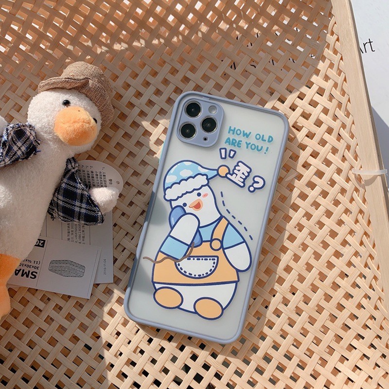 𝐂𝐨́ 𝐬𝐚̆̃𝐧 𝐜𝐡𝐨 𝐢𝐏𝐡𝐨𝐧𝐞 𝟏𝟐  Ốp lưng cho iphone - Ốp vịt GUA lưng nhám cho ip7p đến 12promax