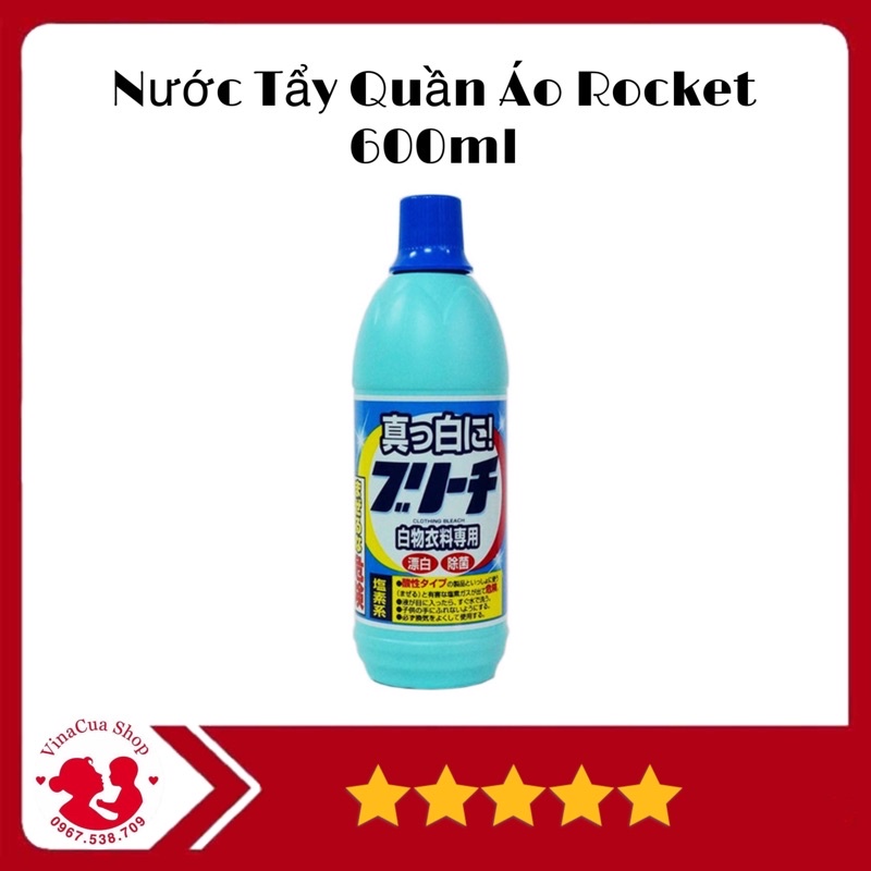Nước tẩy quần áo Rocket 600ml