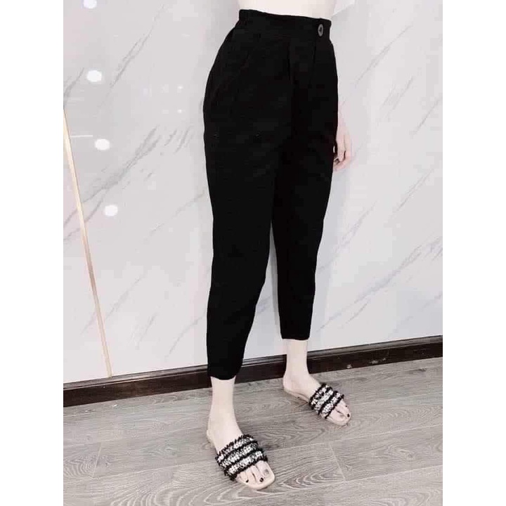 Quần Baggy Đũi Lụa Hàn Quốc  Quần Đũi Hàn Nữ Mềm Mịn Mát Co Giãn-mã Baggy Đũi