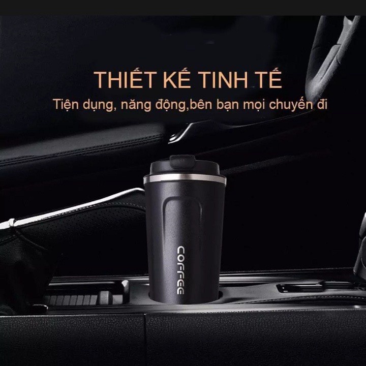 Bình Giữ Nhiệt Inox Coffe 510ml Giữ Nhiệt 8h đến 12h An Toàn Cho Sức Khỏe