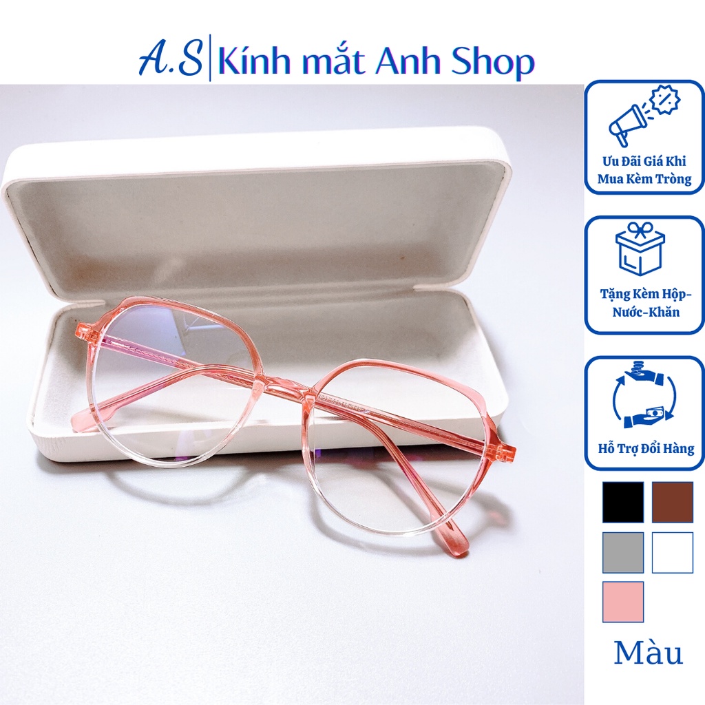 Kính lục giác thời trang nữ giới chất liệu nhựa nhiều màu sắc 8897
