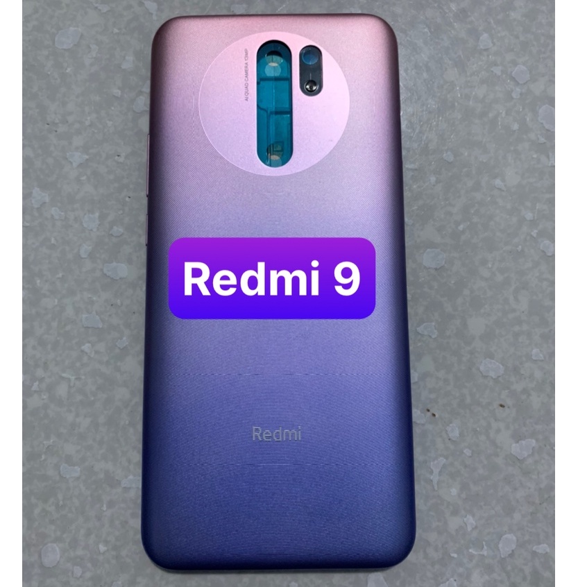 bộ xương vỏ xioami redmi 9 - gồm lừng , sườn , phím nhựa