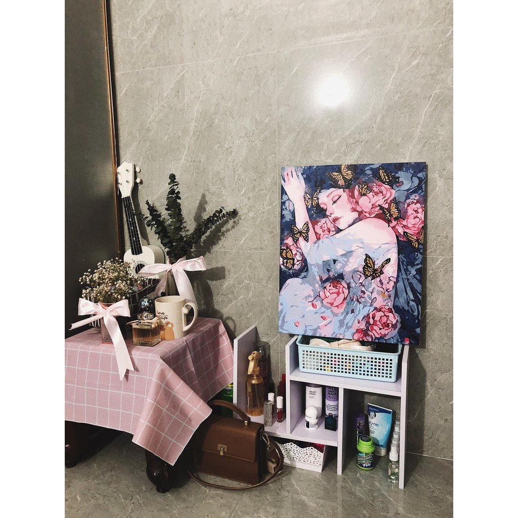 Tranh Sơn Dầu Số Hóa Cô Gái Tự Tô Màu Theo Số N071 Kích Thước 40x50 | BigBuy360 - bigbuy360.vn