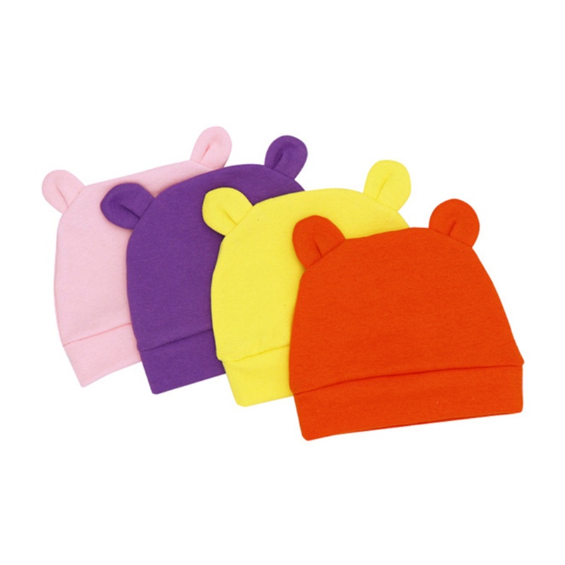 Mũ Turban Tai Gấu Dễ Thương Cho Bé