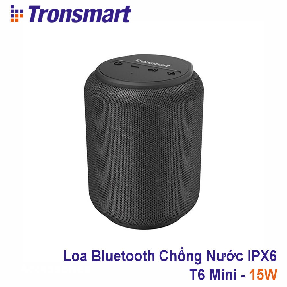 Loa Bluetooth 5.0 ngoài trời chống thấm nước IPX6 15W chơi nhạc tối đa 24 giờ Tronsmart Element T6 Mini - TM-364443