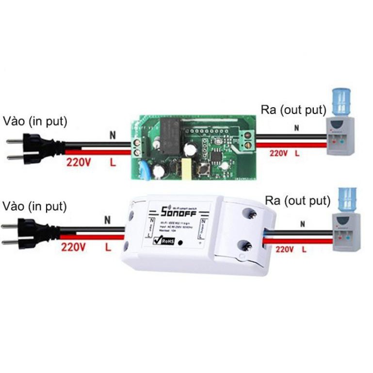 sonoff basic smart switch - Điều khiển điện bằng smart phone,bằng giọng nói,thông qua mạng wiifi or 3G, 4G | BigBuy360 - bigbuy360.vn