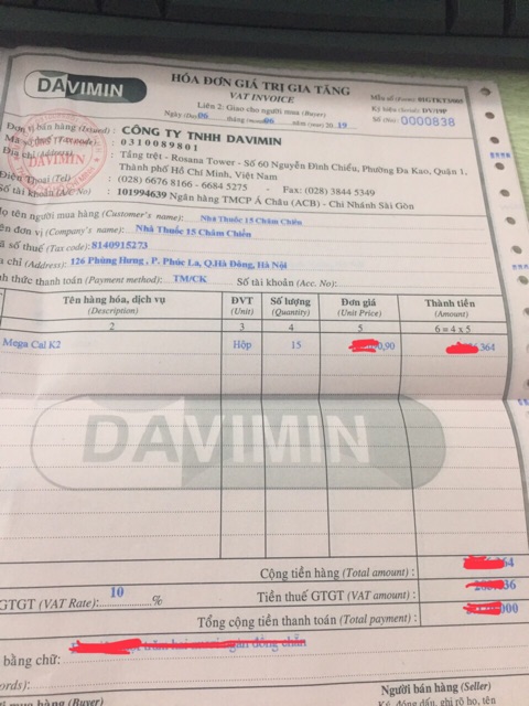 Canxi MEGA CAL K2 - MỸ