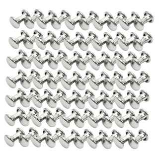 Bộ 100 Đinh Tán Tròn 6mm Trang Trí Đồ Da DIY