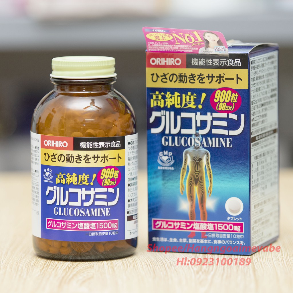 Viên uống Glucosamine Orihiro, viên bổ xương khớp Glucosamin Nhật Bản [Date 06/2023] | BigBuy360 - bigbuy360.vn