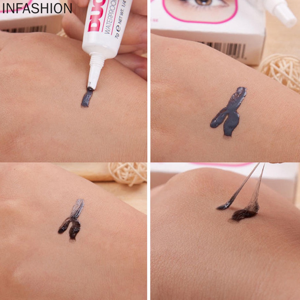 [Hàng mới về] Keo dán lông mi giả màu đen siêu nhạy chống dị ứng sử dụng tiện lợi