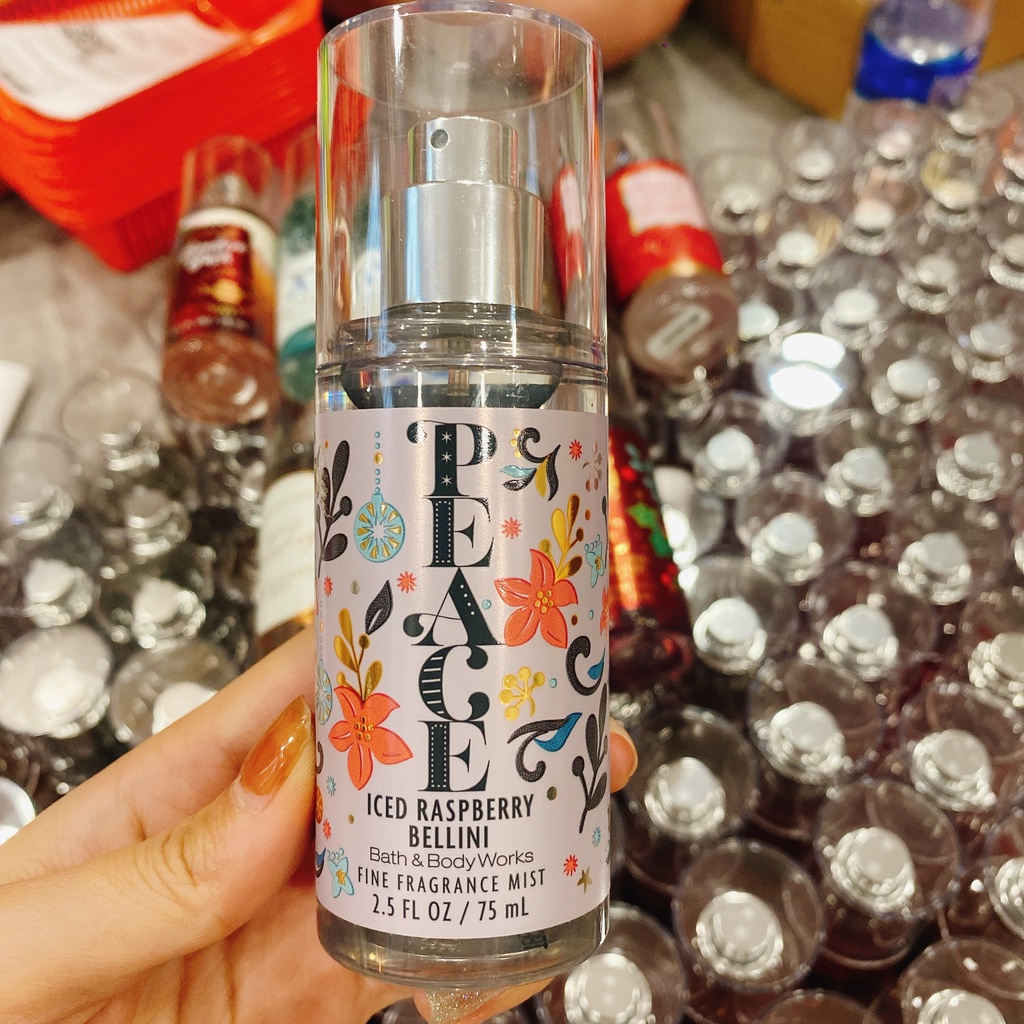 TRAVEL SIZE 75ML FULL SEAL CHÍNH HÃNG PEACE - XỊT THƠM BODY MIST BATH & BODY WORKS USA