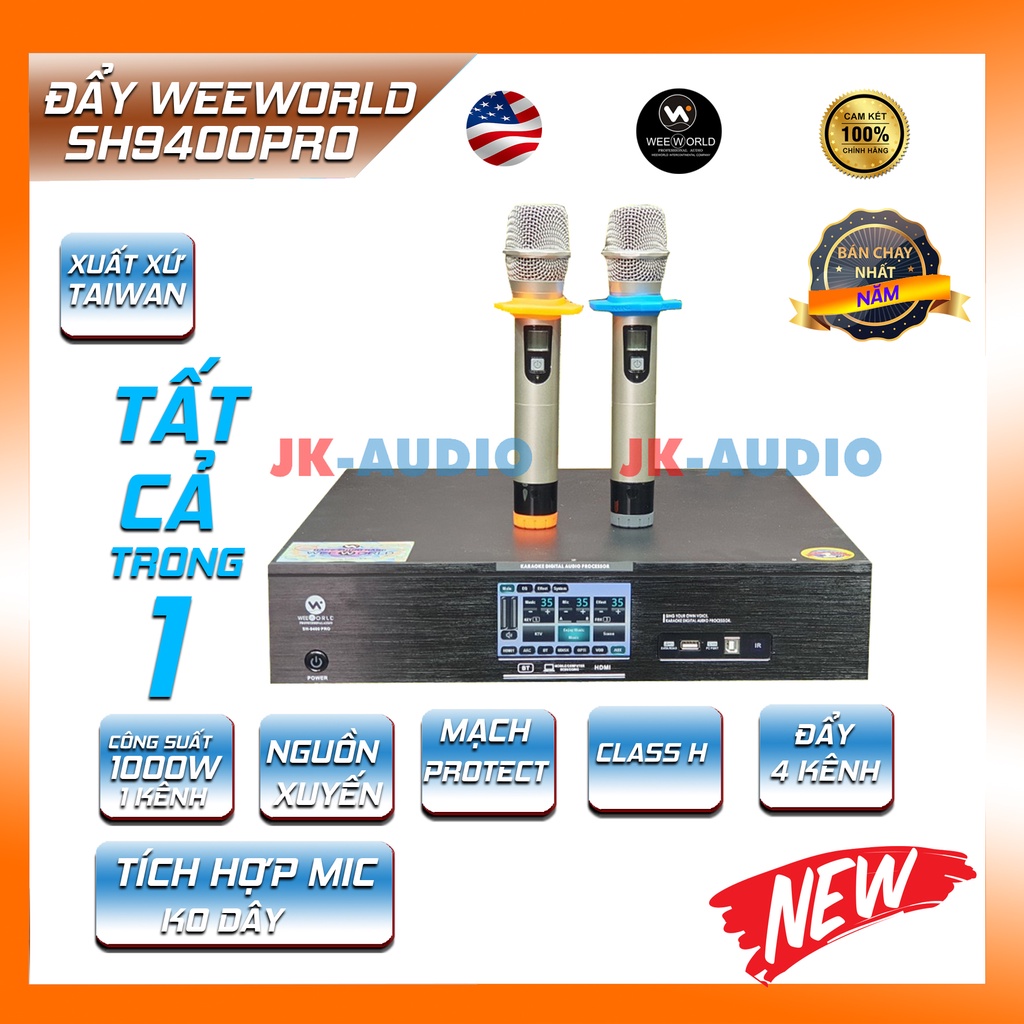 Đẩy liền vang Weeworld SH9400 Pro