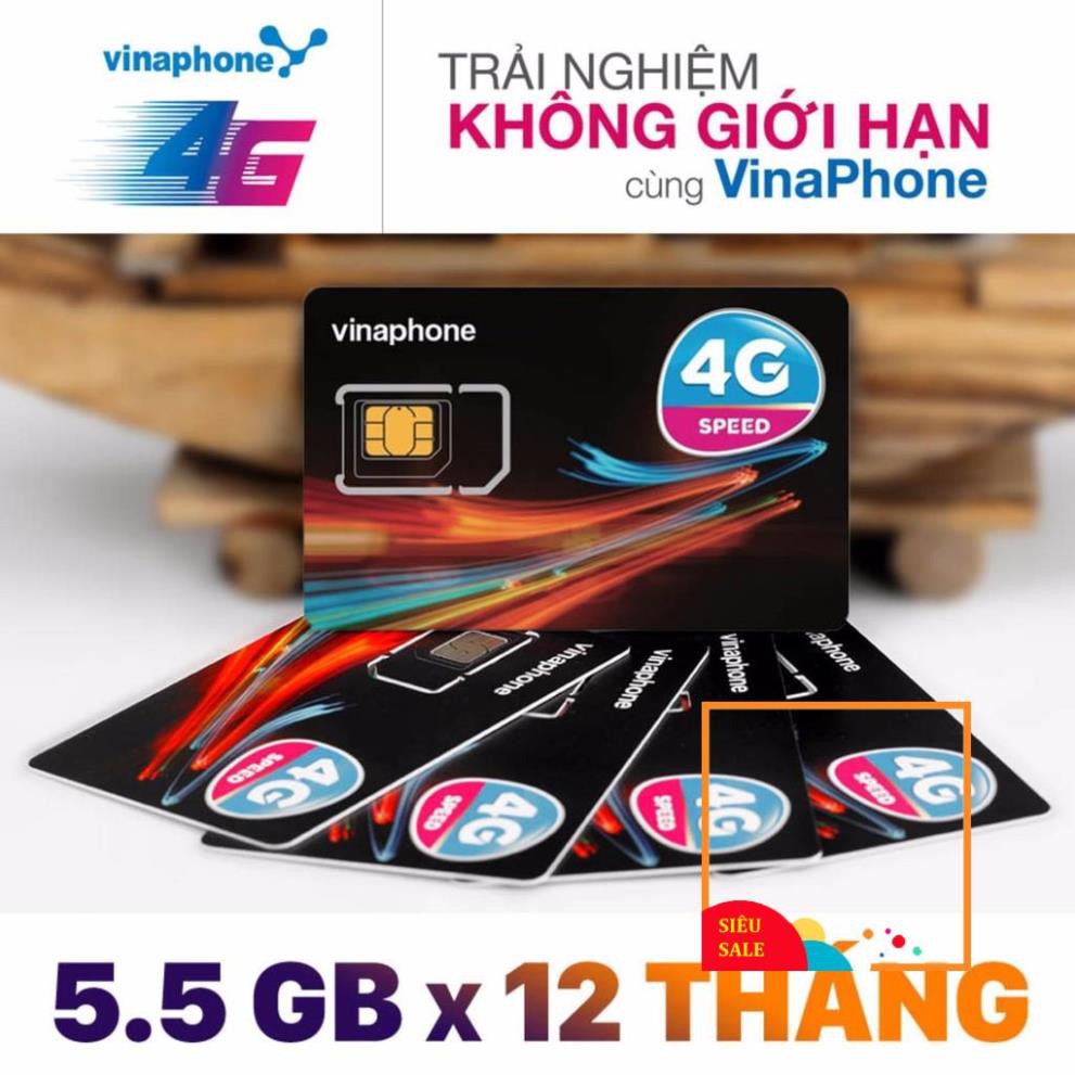 Sim 4G Vinaphone miễn phí 1 năm ko cần nạp tiền D500, VD149, D60G, VD89