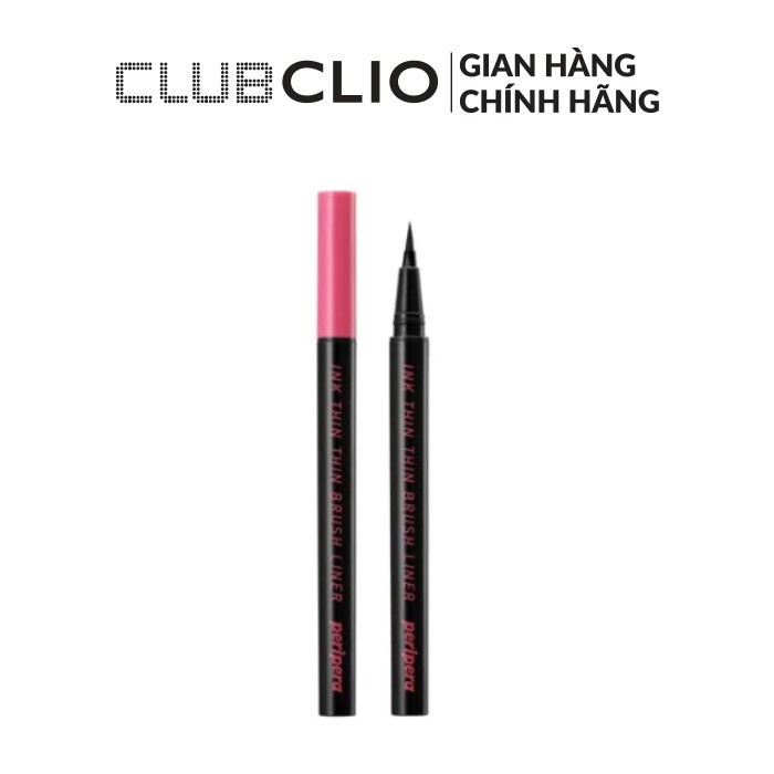 Chì Kẻ Viền Mắt Peripera Ink Thin Thin Brush Liner Màu 02 Brown 0.5G