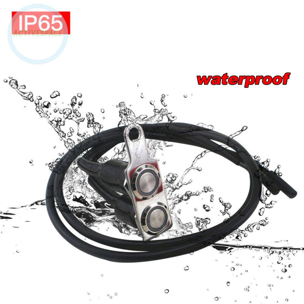 Công tắc DC 12V chống thấm nước có đèn LED sáng gắn tay cầm xe máy chất lượng cao