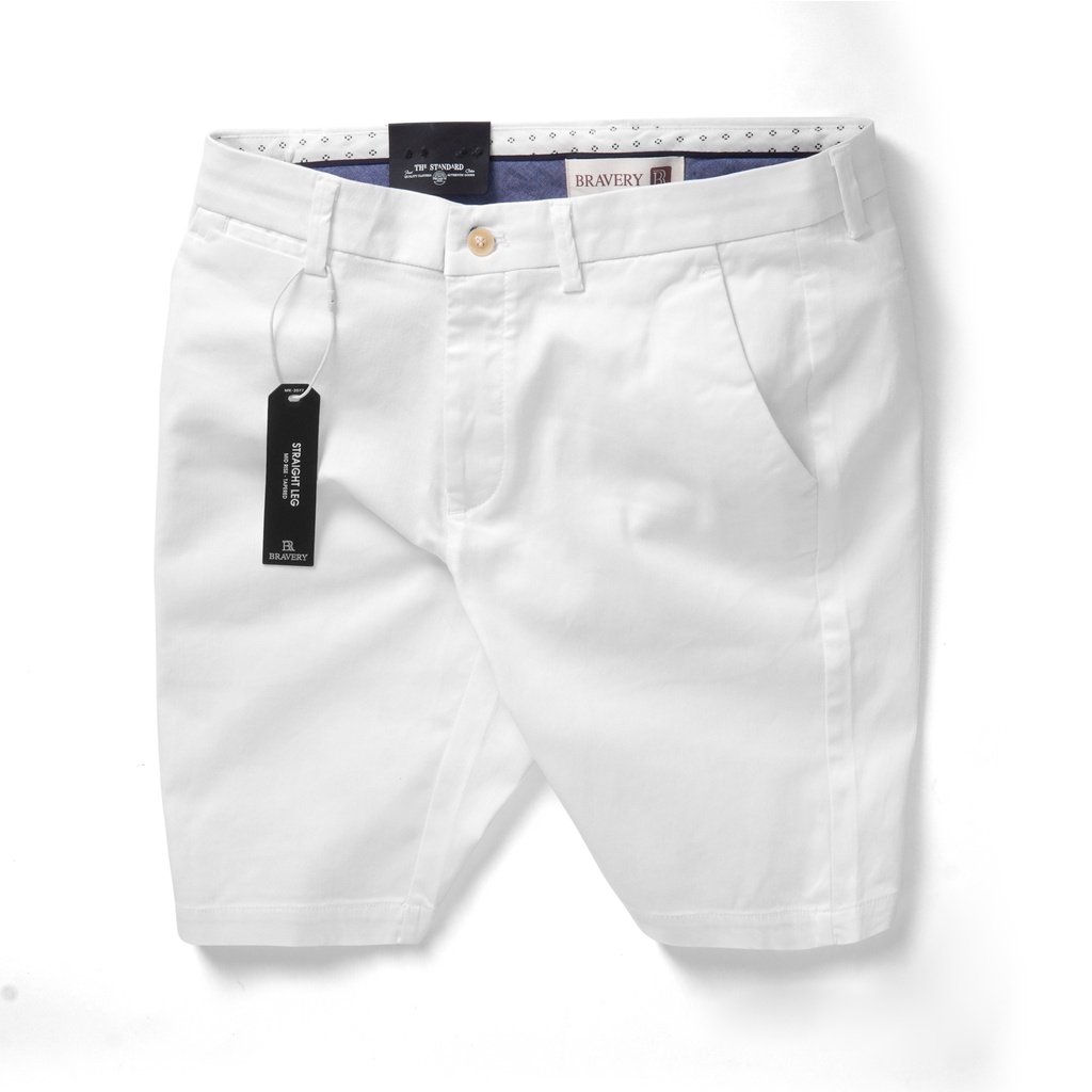 Quần short nam linen STRIP co giãn, mềm mịn, thoáng mát, thoải mái, sang trọng - MENLUK