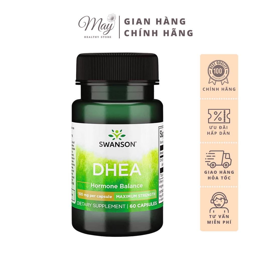 Viên Uống Swanson DHEA 100mg Tăng Cường Sức Khỏe Sinh Lý Nam Và Nữ (60 Viên/Lọ)